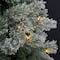 7.5ft. Pre-Lit Montreal Flocked Artifical Christmas Tree, LumaDazzle™ Color Changing Twinkle LED Lights by Ashland®